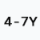 4-7Y