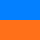 Sapphire Blue/Orange Crush