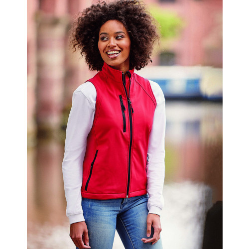 Russell Ladies Soft Shell Gilet M Azure