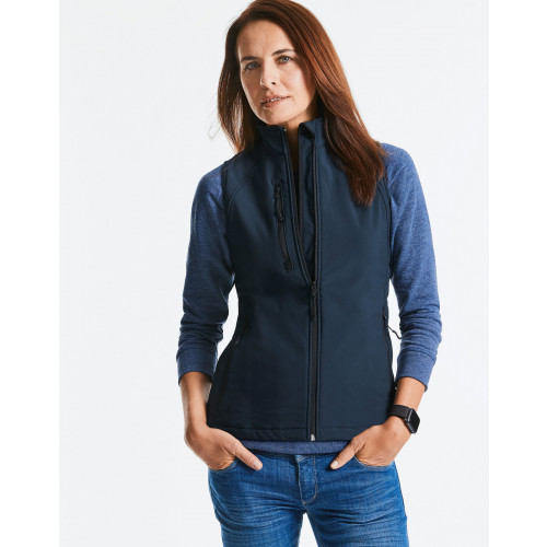 Russell Ladies Soft Shell Gilet XS Azure