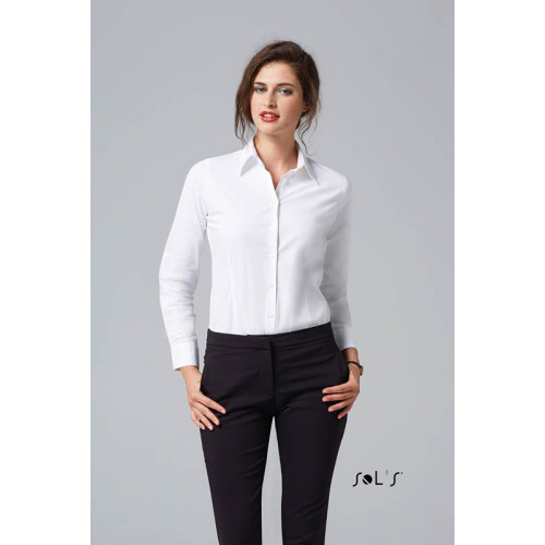 17015 SOL's Eden LONG SLEEVE STRETCH WOMEN'S SHIRT