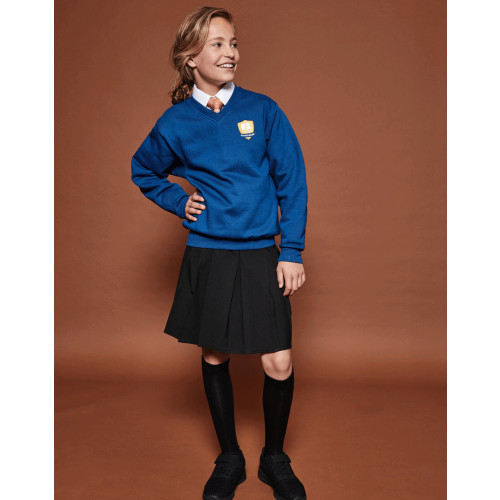 272B CL Russell Children's V Neck Sweatshirt        CLEARANCE