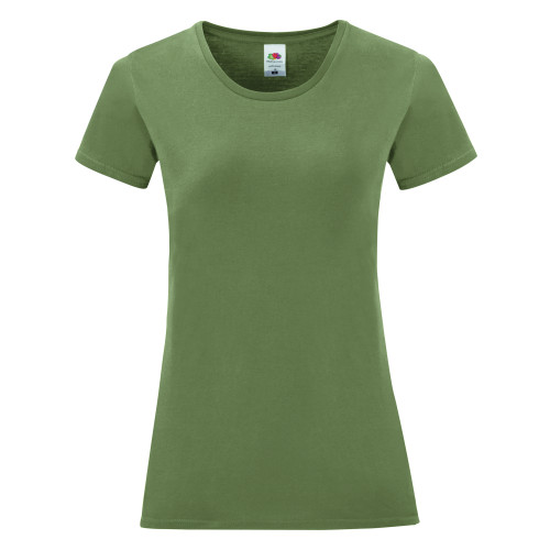 Fruit Of The Loom Women's Iconic T-Shirt - Classic Pullover Tee (White, Large)