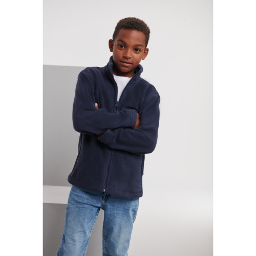 870B Russell Children's Full Zip Outdoor Fleece