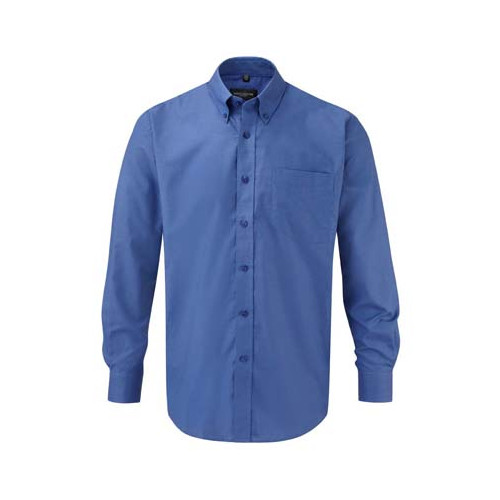 932M CL Russell Long Sleeve Easy Care Oxford Shirt CLEARANCE