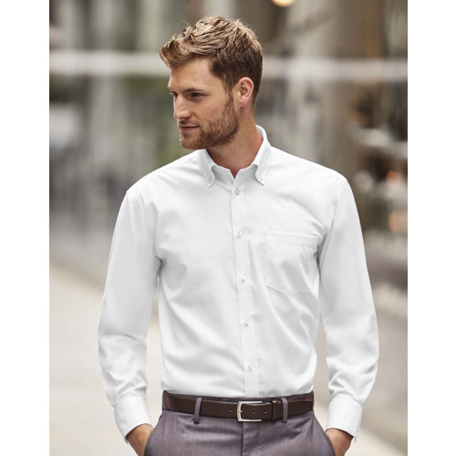 956M CL Russell Long Sleeve Ultimate Non-Iron Shirt        CLEARANCE