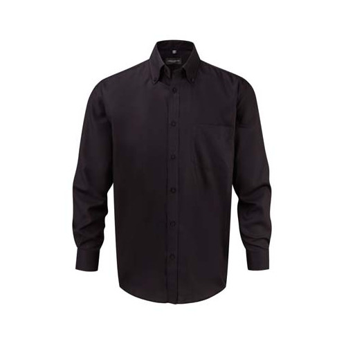 Russell Collection Long Sleeve Ultimate Non-Iron Shirt 17.5 Bright Sky