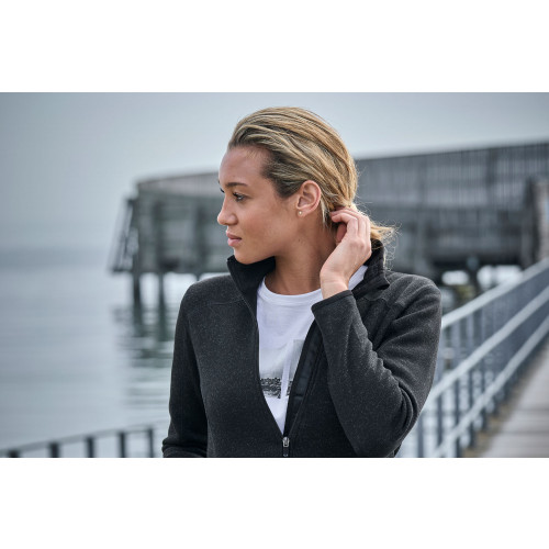 Tee Jays Womens Outdoor Fleece BLACK 3XL