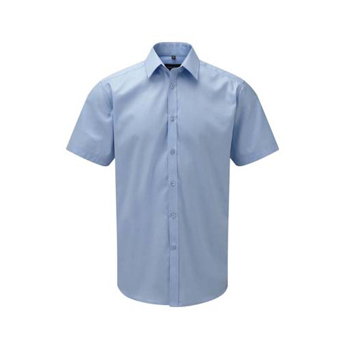 963M CL Russell Short Sleeve Herringbone Shirt        CLEARANCE