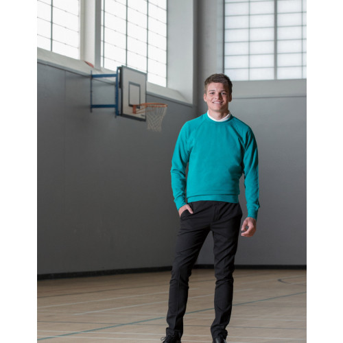 AWDis Academy Raglan Sweatshirt Academy Black S