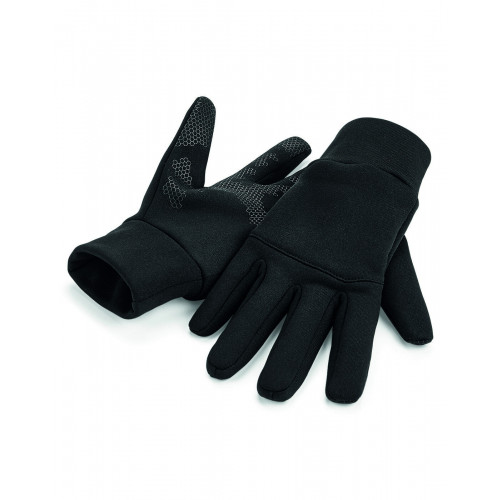 SOFTSHELL SPORTS TECH GLOVES GRAPHITE GREY  L/XL