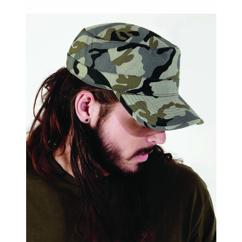 BB33 Beechfield Camo Army Cap