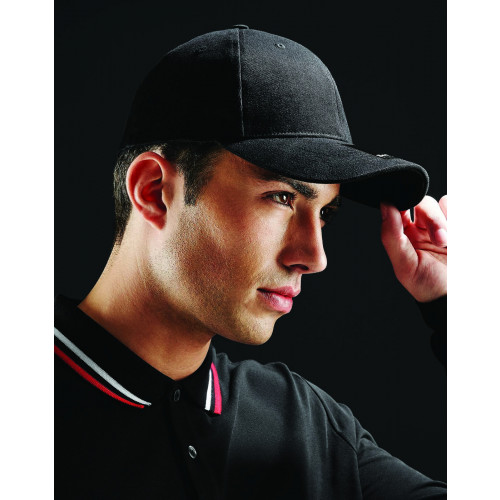 Signature Stretch-Fit Baseball Cap S/M Black