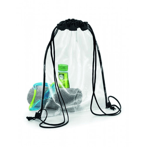 CLEAR GYMSAC CLEAR/BLACK ONE SIZE