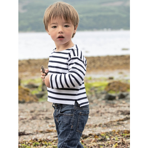 Babybugz Baby Breton Top White 3-6M