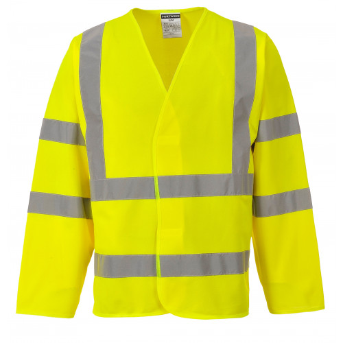 C473 Portwest Hi-Vis 2 Band Jacket L/S