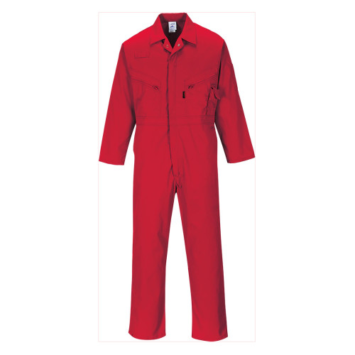 C813 CL Portwest LIVERPOOL ZIP COVERALL  CLEARANCE