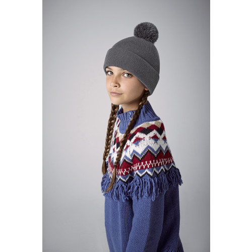 BB426B Beechfield Junior Original Pom Pom Beanie