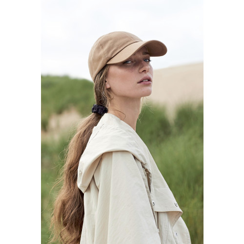 Beechfield Organic Cotton 6 Panel Dad Cap Desert Sand One Size