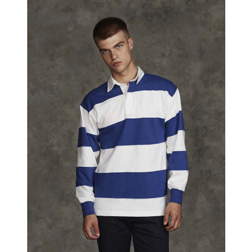 FR8 Front Row SEWN STRIPE L/S RUGBY SHIRT