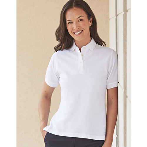 H121 Henbury Ladies Classic Cotton Piqué Polo Shirt
