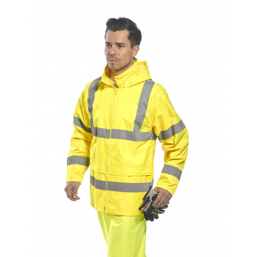 H440Â Portwest HI-VIS RAIN JACKET