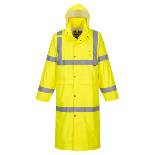H445 Portwest Hi-Vis Coat 122cm