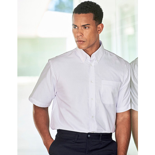 H515 Henbury Men´s Classic S/Sleeve Oxford Shirt
