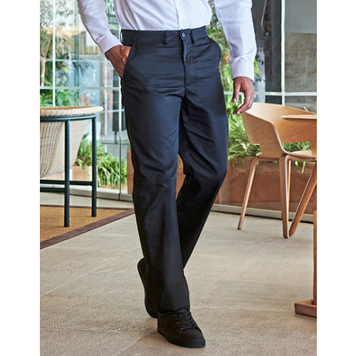 H640 Henbury 65/35 Flat Fronted Chino Trousers