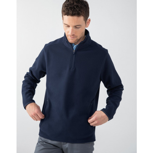 MENS 1/4 ZIP MIRCROFLEECE Black M