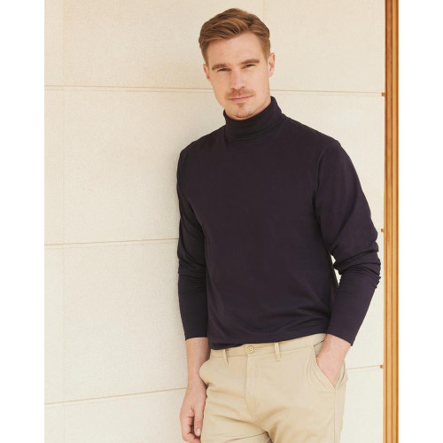 H020 Henbury ROLL NECK LONG SLEEVE TOP