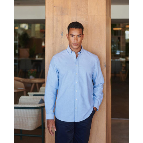 H512C Henbury Modern Long Sleeve Classic Fit Oxford Shirt