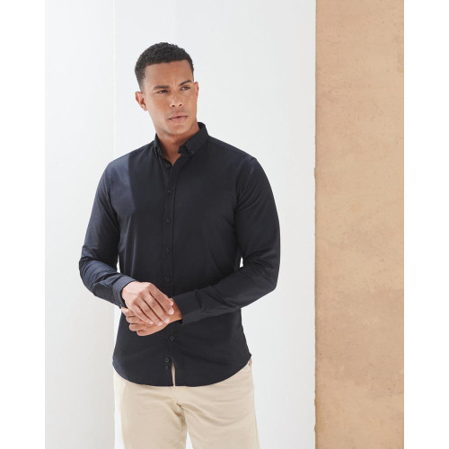 H512S MENS LONG SLEEVE MODERN OXFORD SHIRT - SLIM FIT