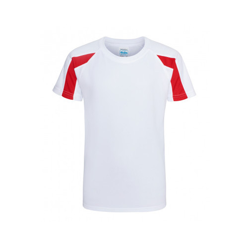 JC003B CL AWDIS Kids Cool Contrast Wicking T-Shirt CLEARANCE
