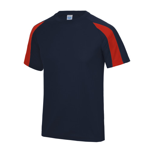JC003 CL AWDIS Contrast Wicking T-Shirt        CLEARANCE