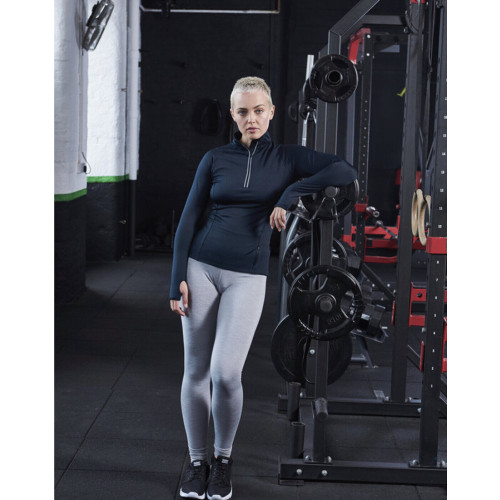 JC035 AWDIS GIRLIE COOL FLEX 1/2 ZIP TOP