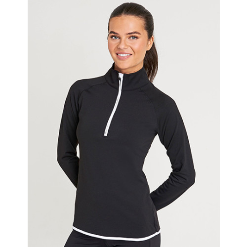JC036 WOMEN'S COOL 1/2 ZIP SWEAT