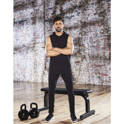JC053 AWDIS URBAN SLEEVELESS MUSCLE HOODIE