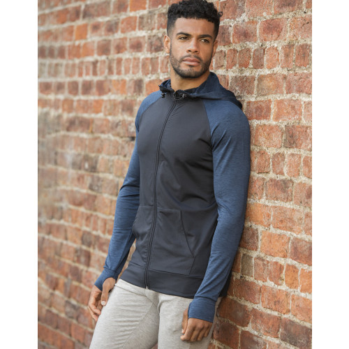JC057 AWDIS MENS COOL CONTRAST ZOODIE