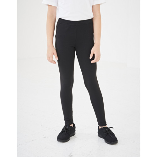 Kids Athletic Pants Jet Black 3-4