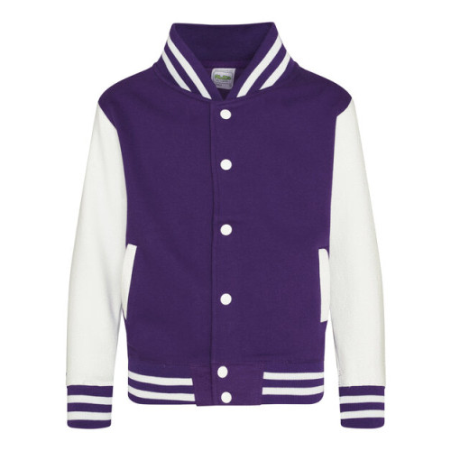 JH043B CL AWDis Kids Varsity Jacket CLEARANCE