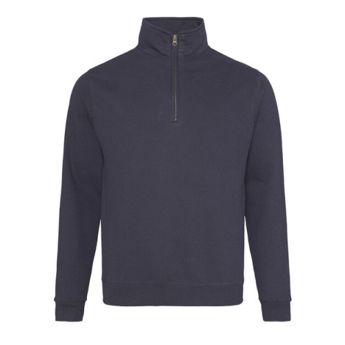 JH046 CL AWDIS Sophomore Zip Neck Sweatshirtshirt CLEARANCE