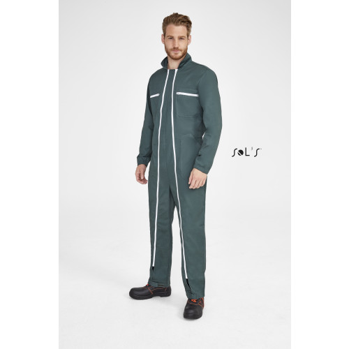 80901 SOL'S JUPITER PRO OVERALL WITH DOUBLE ZIP 240g
