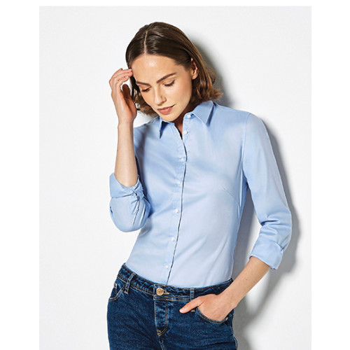 KK782 TAILORED FIT STRETCH OXFORD L/SLEEVE