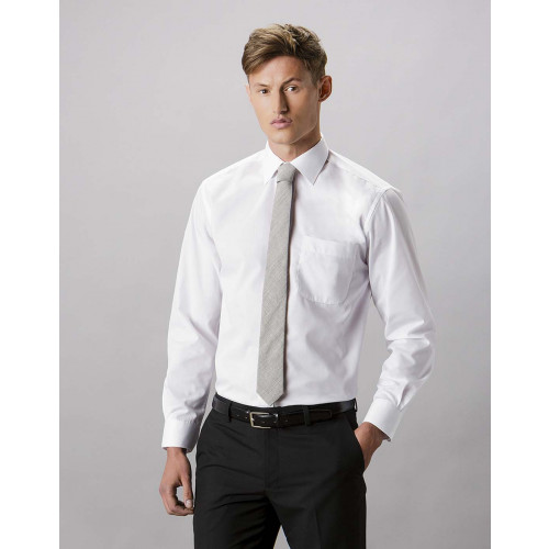 KK104 Kustom Kit L/S Business Shirt