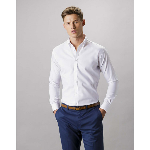 KK139 Slim Fit L/S Oxford Twill Shirt