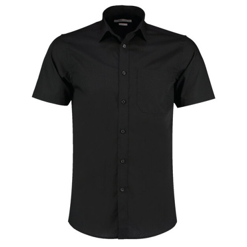 K141 CL Kustom Kit Short Sleeve Tailored Poplin Shirt        CLEARANCE