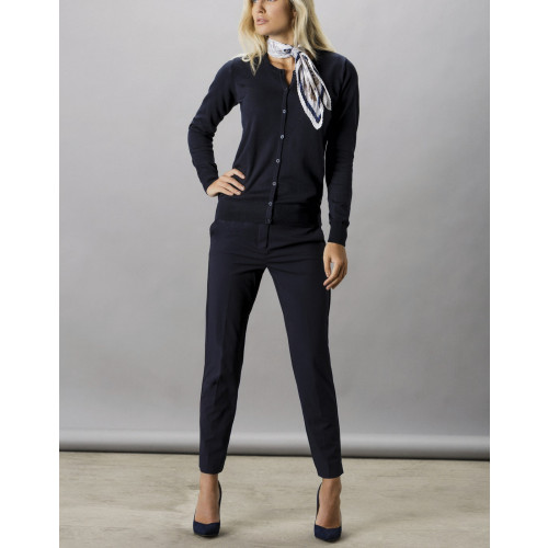 KK355&Acirc;&nbsp;Kustom Kit Ladies Arundel Round Neck Cardigan