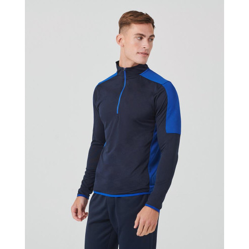 LV571 Finden+Hales 1/4 ZIP MIDLAYER CONTRAST