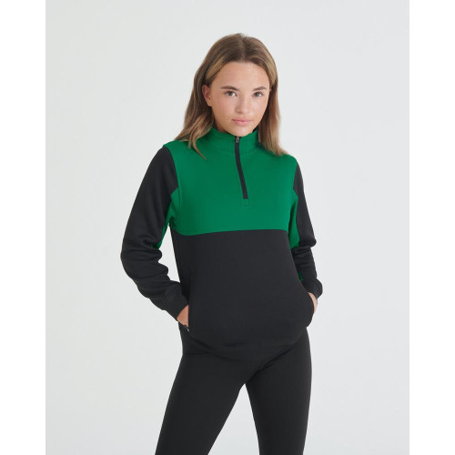 LV875B KIDS 1/4 ZIP TRACKSUIT TOP